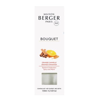 Cube Transparent - Genüssliches Orange-Zimt-Aroma - Bouquet-Diffuser 125 ml